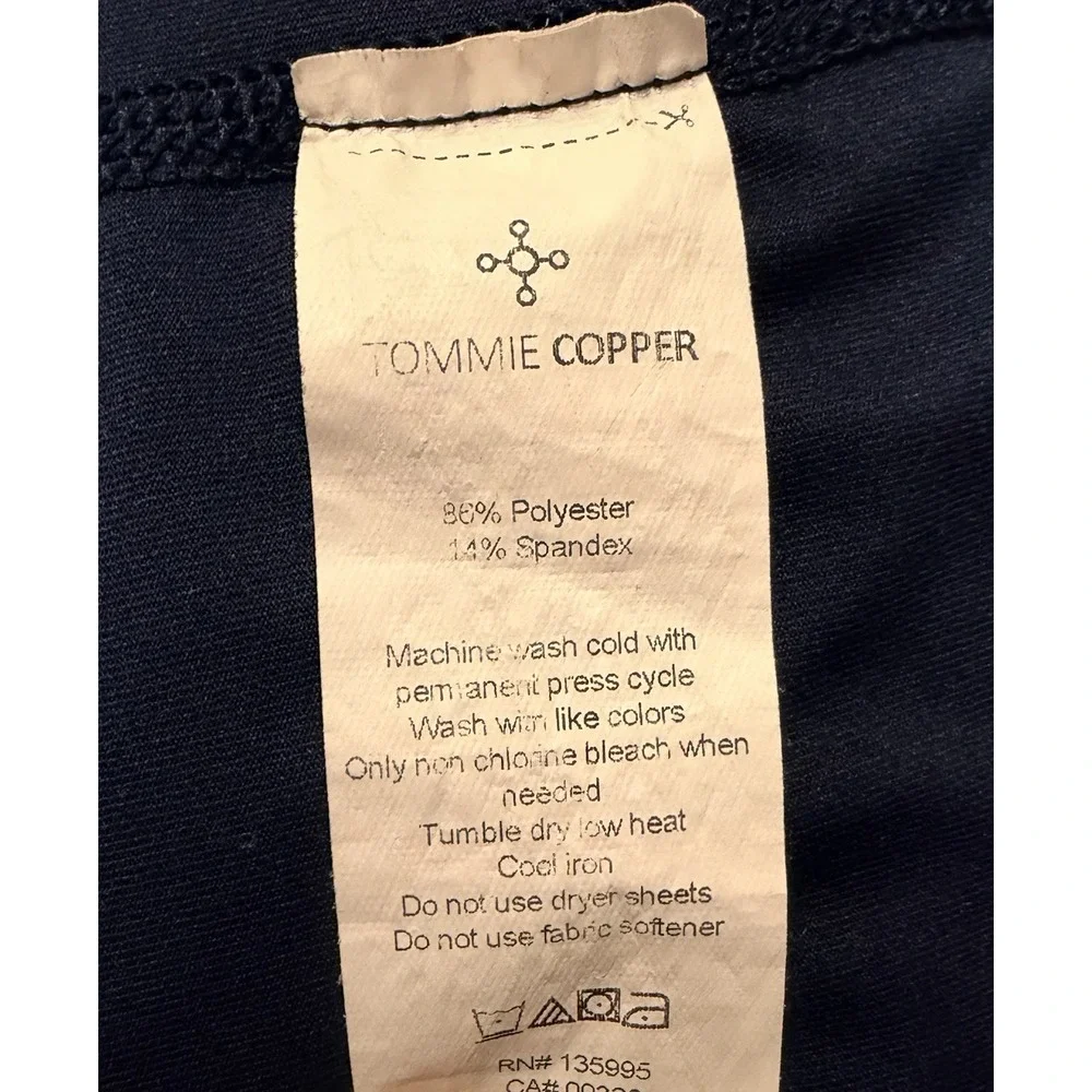 Tommie Copper Shirt Mens 2XL‎ Navy Long Sleeve Compression Base Layer Athletic